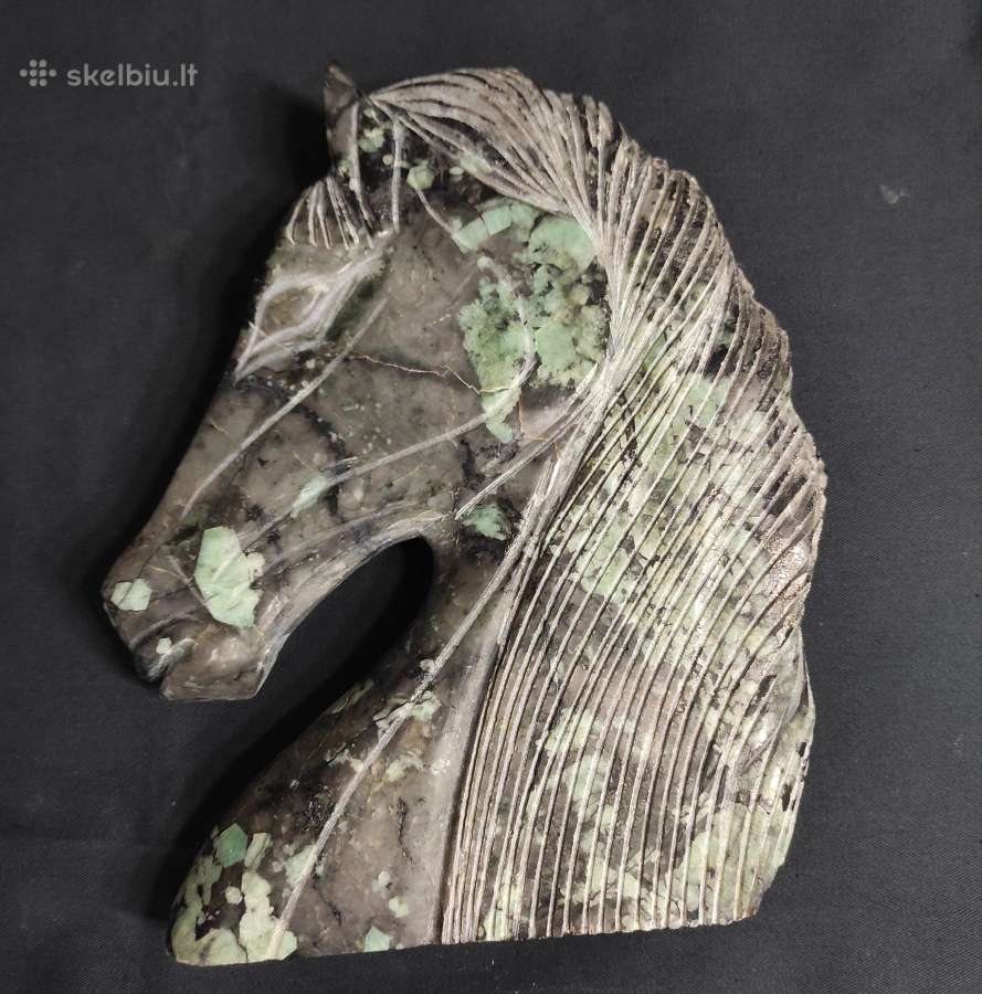 Skulptūra su smaragdų grynuoliais (3,9kg) - nuotraukos Nr. 8