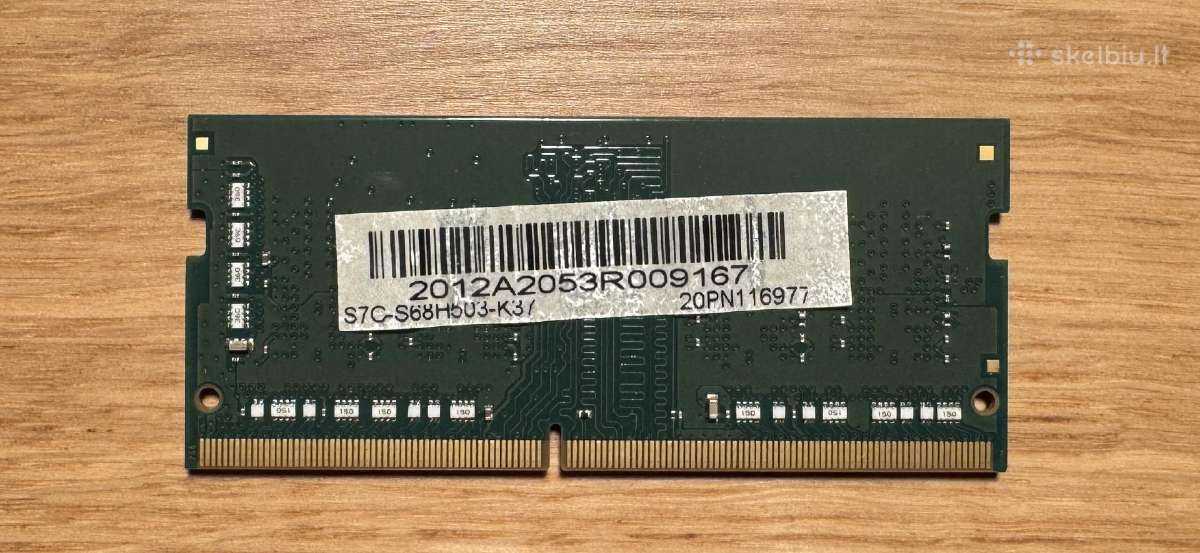 Kingston 8gb Ddr4 3200mhz So-dimm - nuotraukos Nr. 2