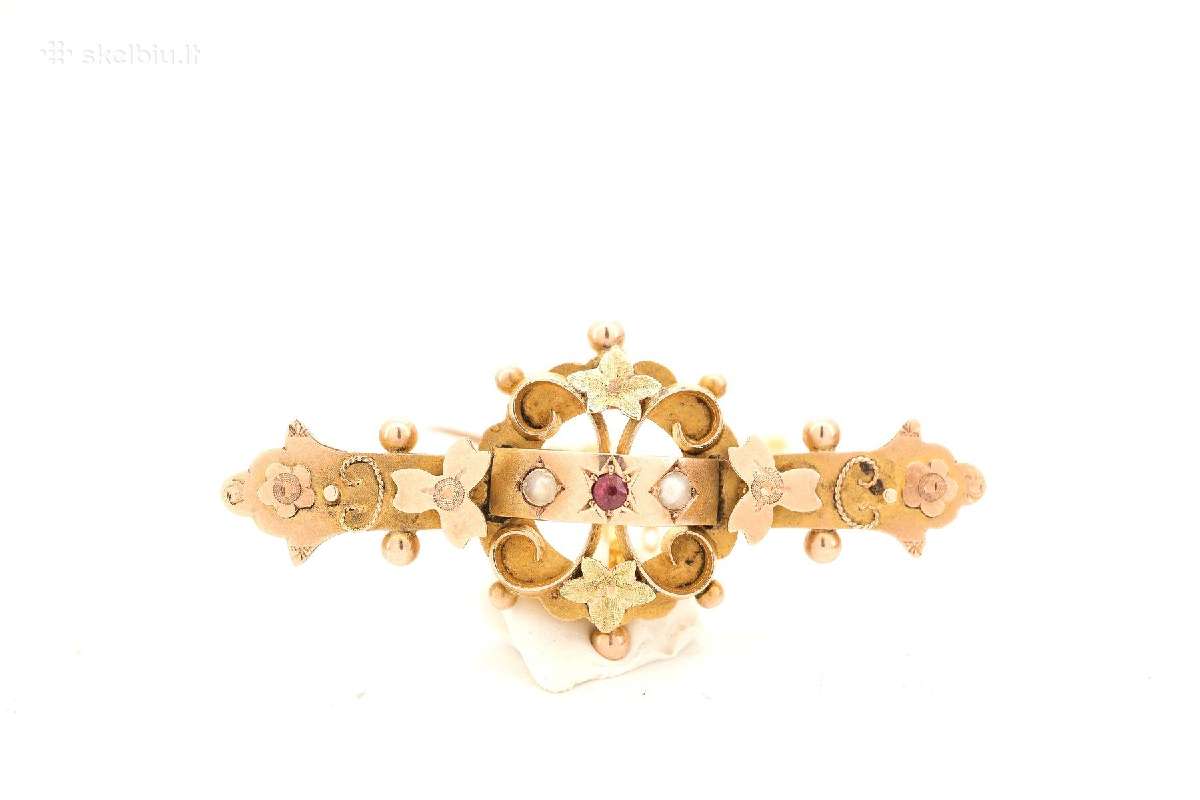 Vintažinė Art Deco ausko segė - nuotraukos Nr. 6