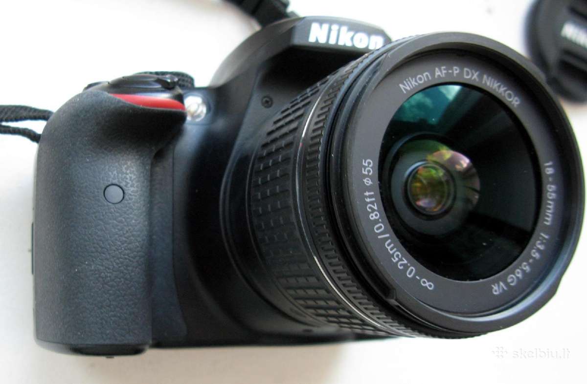 Nikon D3400 su objektyvu Nikon Af-p 18-55mm. - nuotraukos Nr. 4