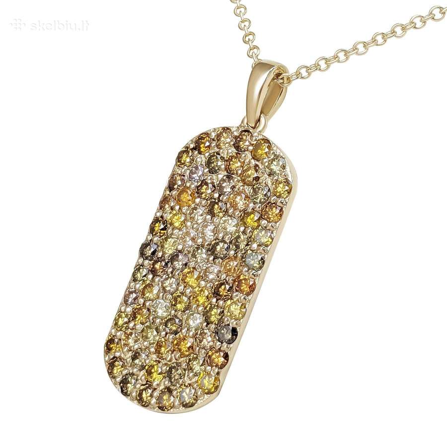 Didelis pakabukas su deimantais (1,43ct) - nuotraukos Nr. 2