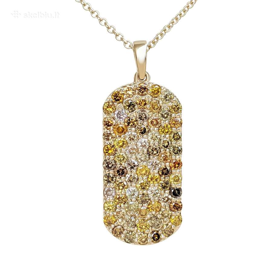 Didelis pakabukas su deimantais (1,43ct) - nuotraukos Nr. 5