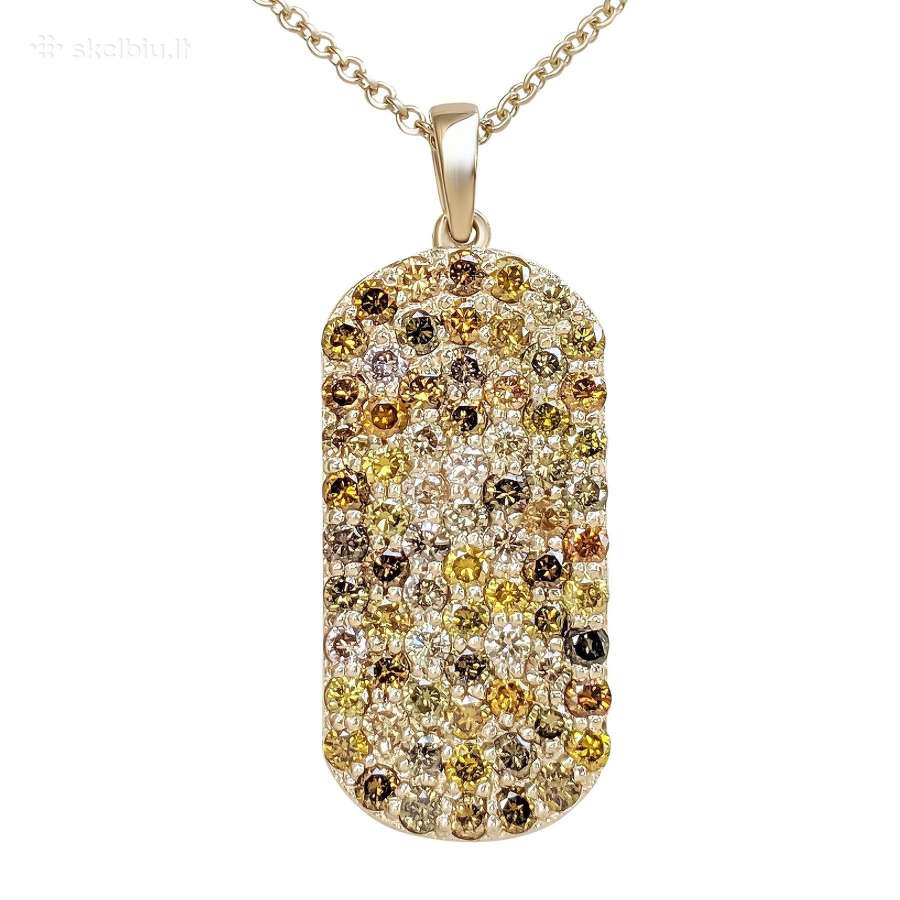 Didelis pakabukas su deimantais (1,43ct) - nuotraukos Nr. 7