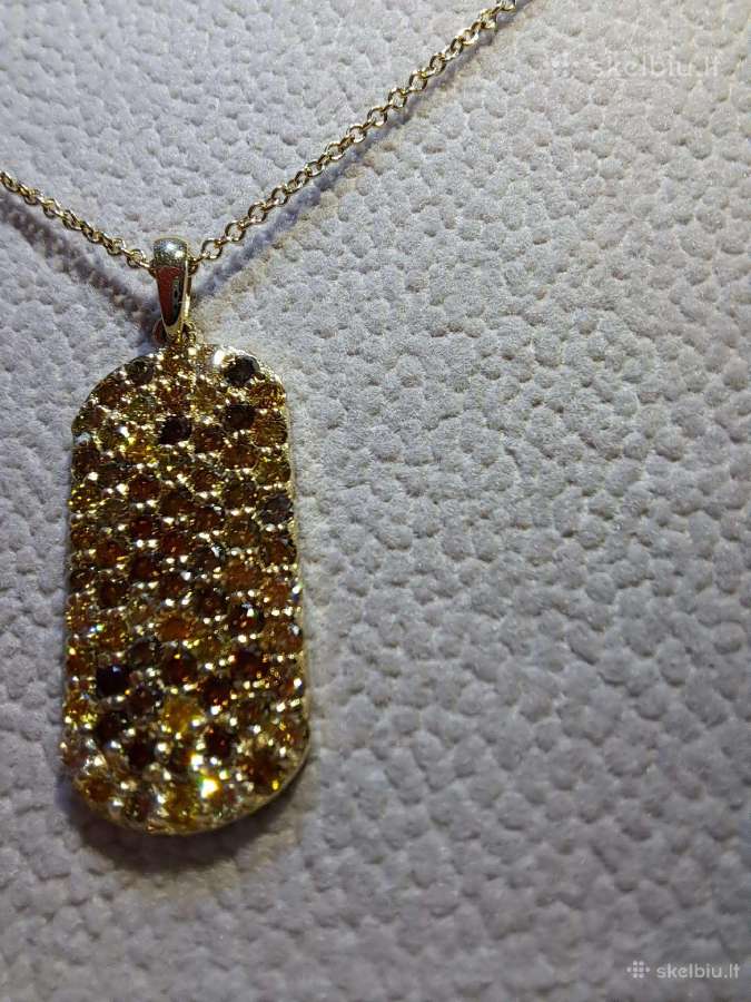 Didelis pakabukas su deimantais (1,43ct) - nuotraukos Nr. 9
