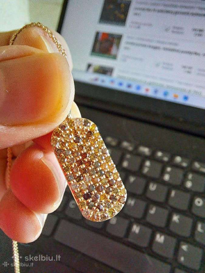Didelis pakabukas su deimantais (1,43ct) - nuotraukos Nr. 14