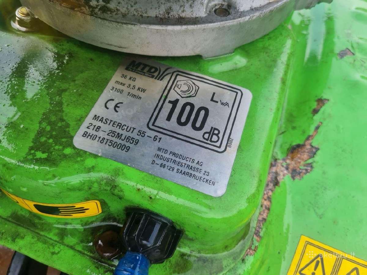 Kultivatorius Mtd Mastercut Mc 55-61, 3.5 kw - nuotraukos Nr. 3