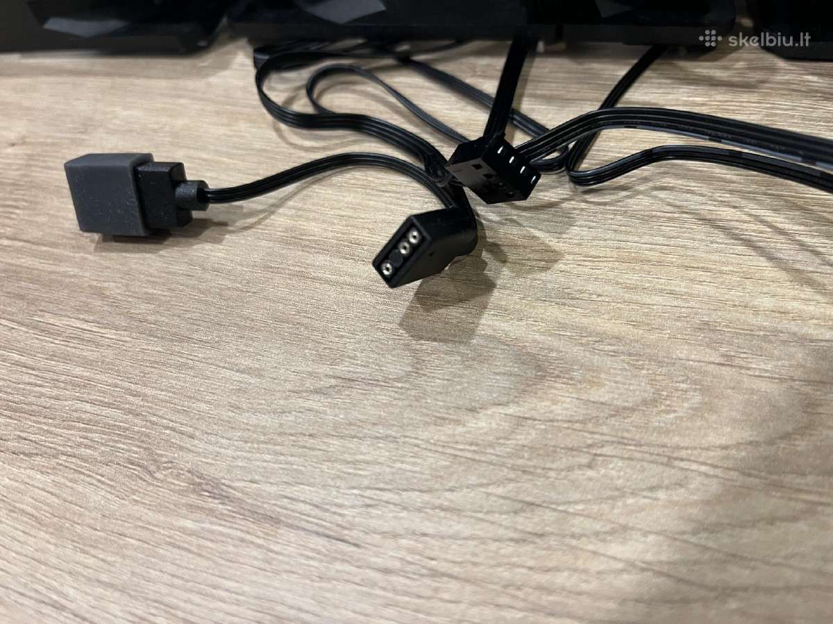 Nauji šviečiantys Msi Rgb aušintuvai 3 vnt. kompl. - nuotraukos Nr. 2