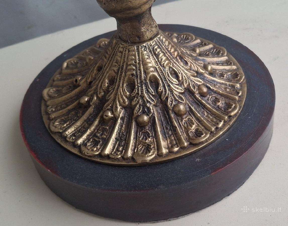 Nr.8) Prabangi antik.žibalinė Lempa veikianti - nuotraukos Nr. 4