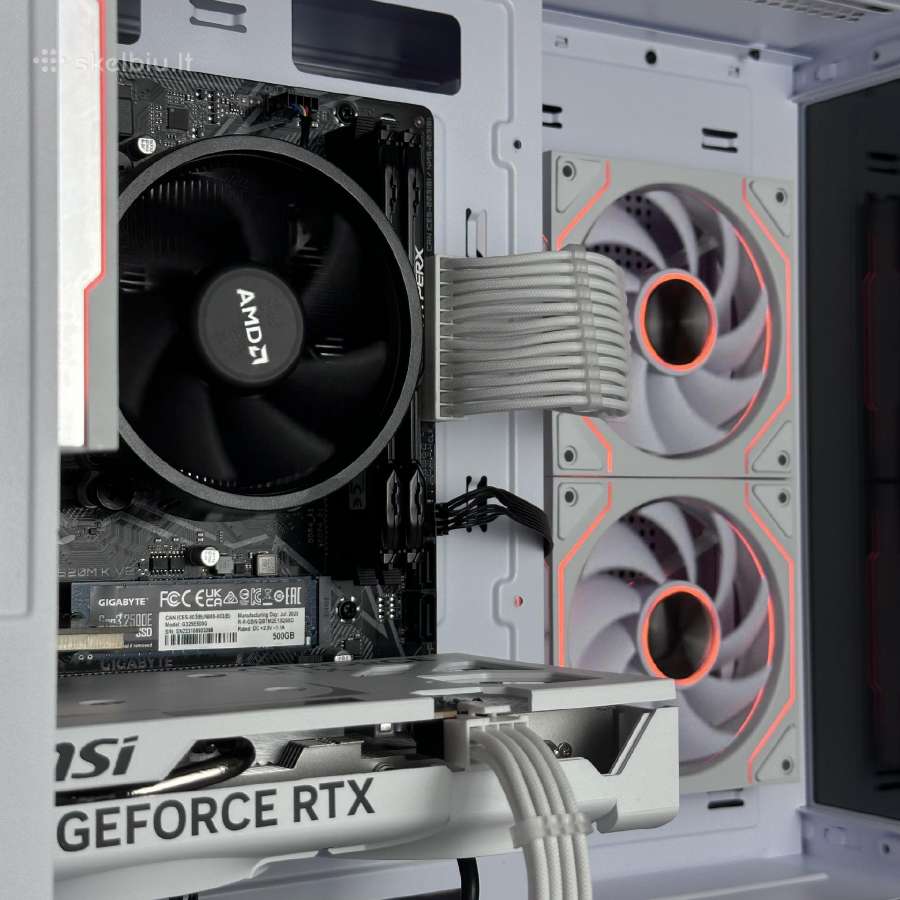 Naujas žaidimų kompiuteris Ryzen 5 rtx 5060 WiFi - nuotraukos Nr. 8