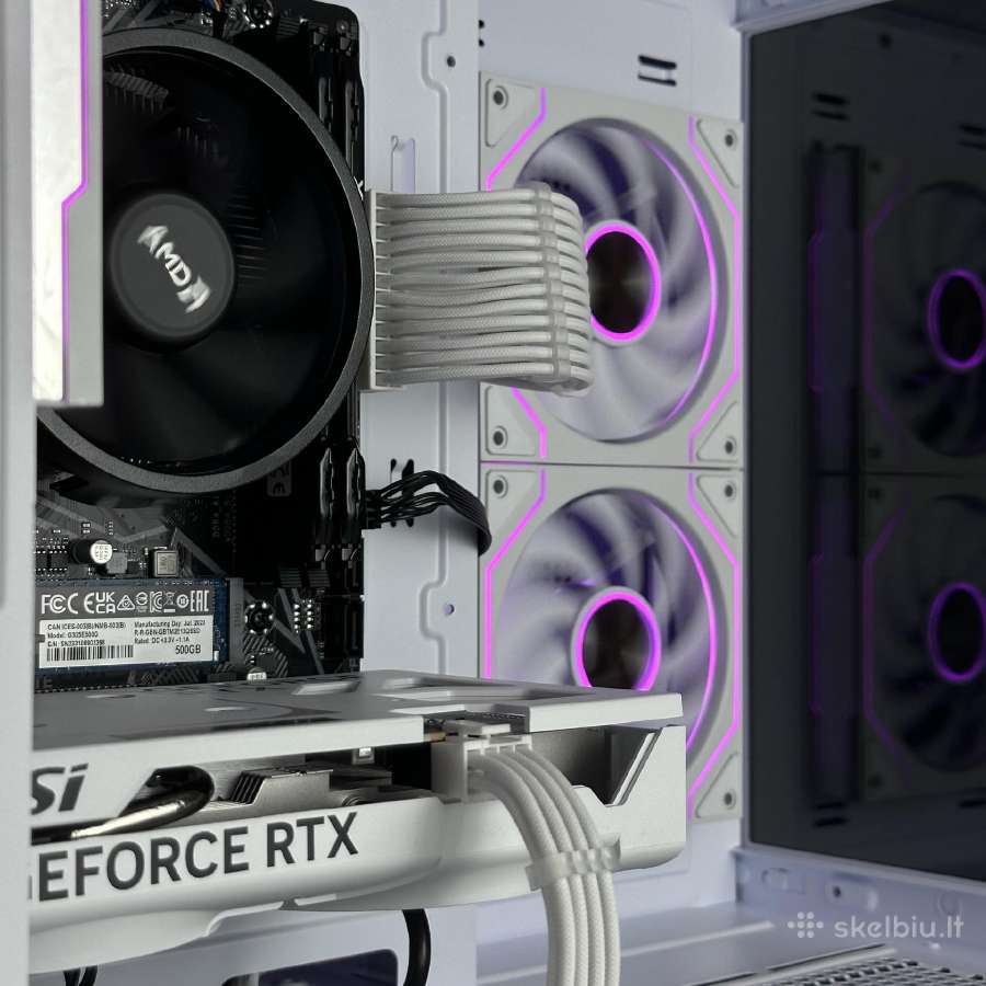 Naujas žaidimų kompiuteris Ryzen 5 rtx 5060 WiFi - nuotraukos Nr. 9