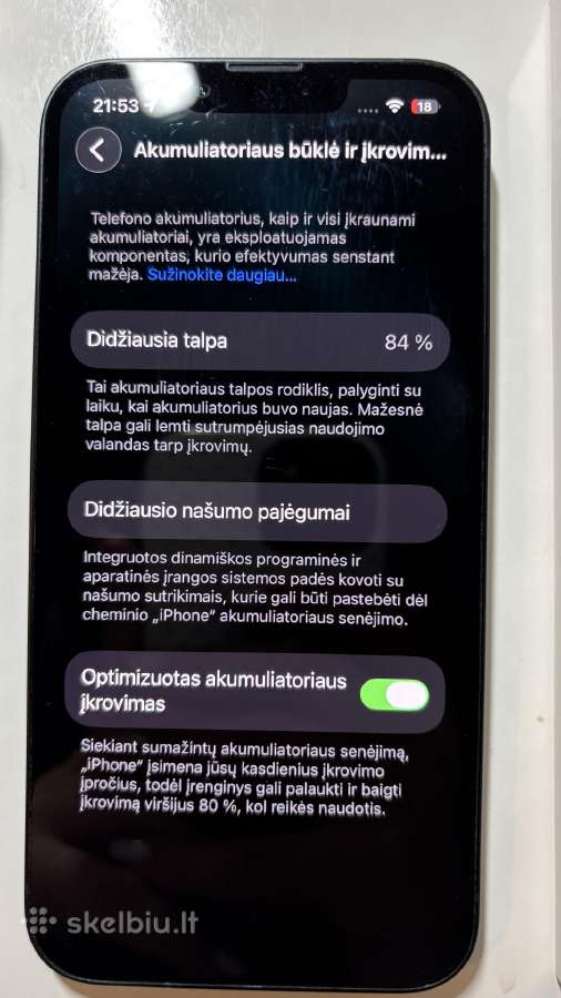 Apple iPhone 13 128gb Midnight - nuotraukos Nr. 3