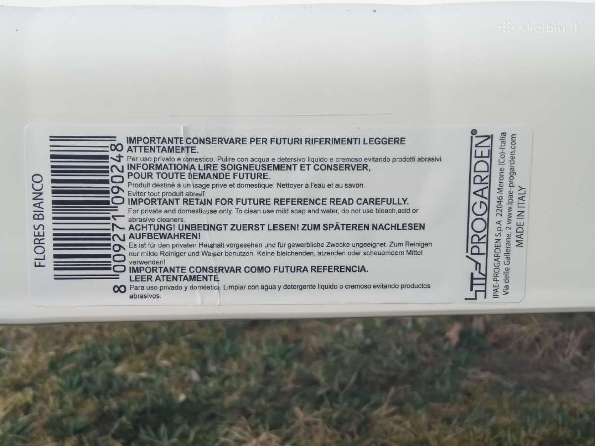 Lauko/terasos suoliukai (Italija). - nuotraukos Nr. 5