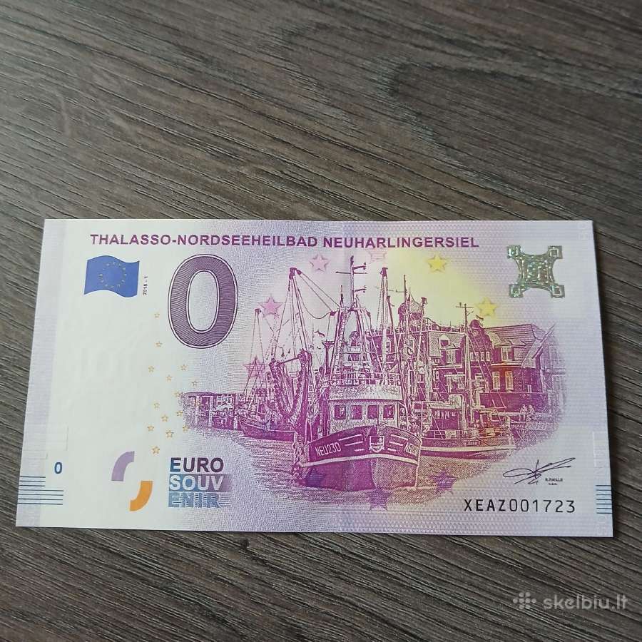 Suvenyriniai 0 eurų banknotai Unc 2018/19 m. - nuotraukos Nr. 2