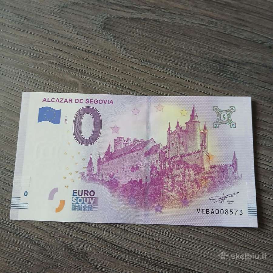 Suvenyriniai 0 eurų banknotai Unc 2018/19 m. - nuotraukos Nr. 3