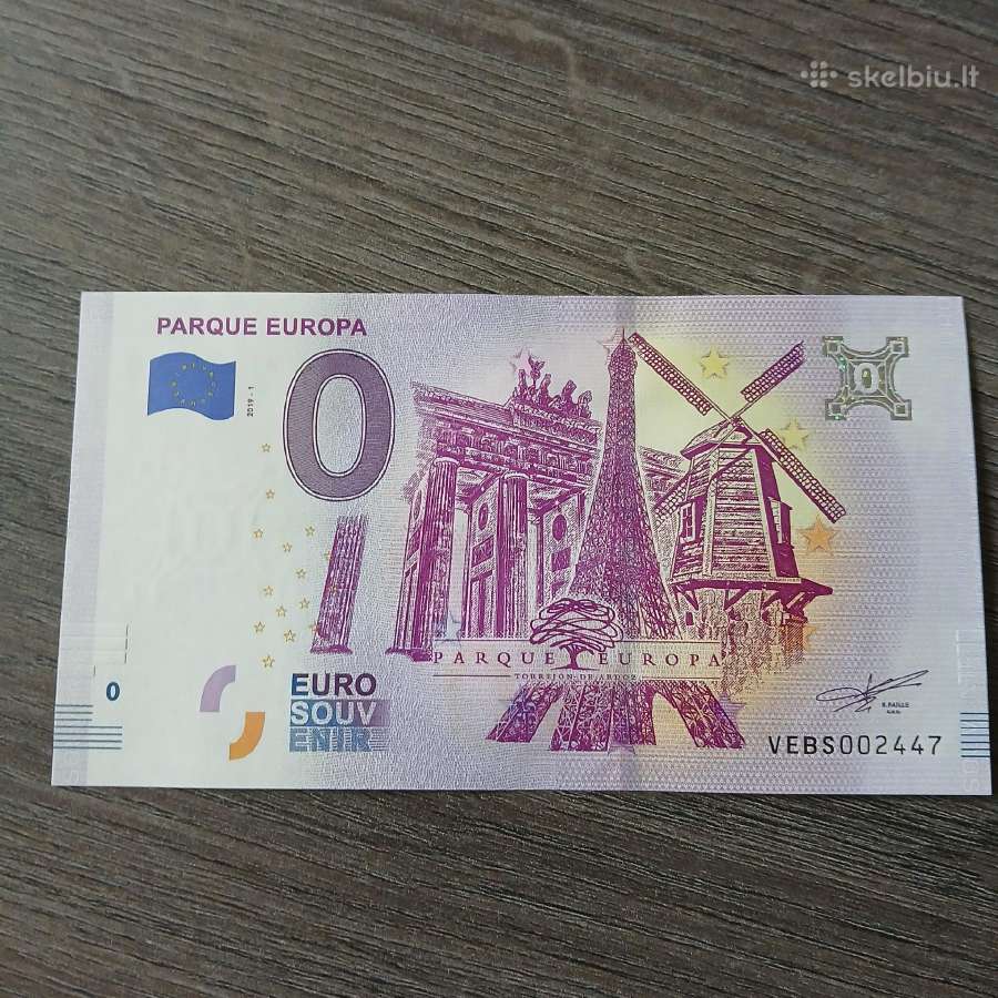 Suvenyriniai 0 eurų banknotai Unc 2018/19 m. - nuotraukos Nr. 4