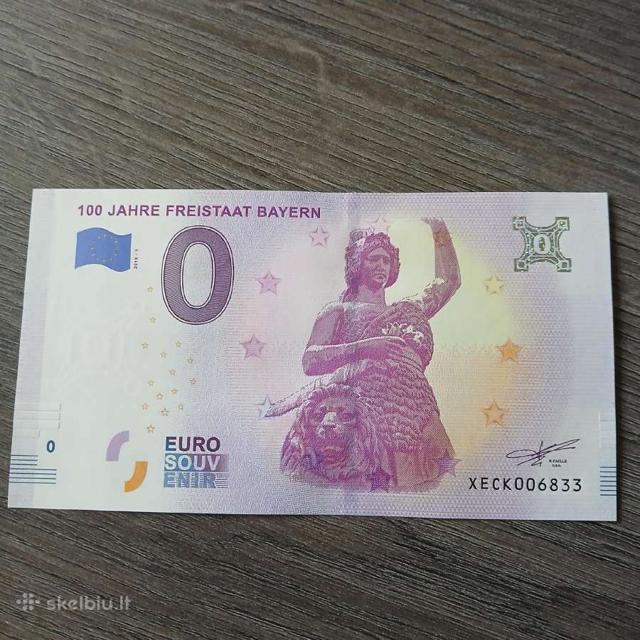 Suvenyriniai 0 eurų banknotai Unc 2018/19 m. - nuotraukos Nr. 5