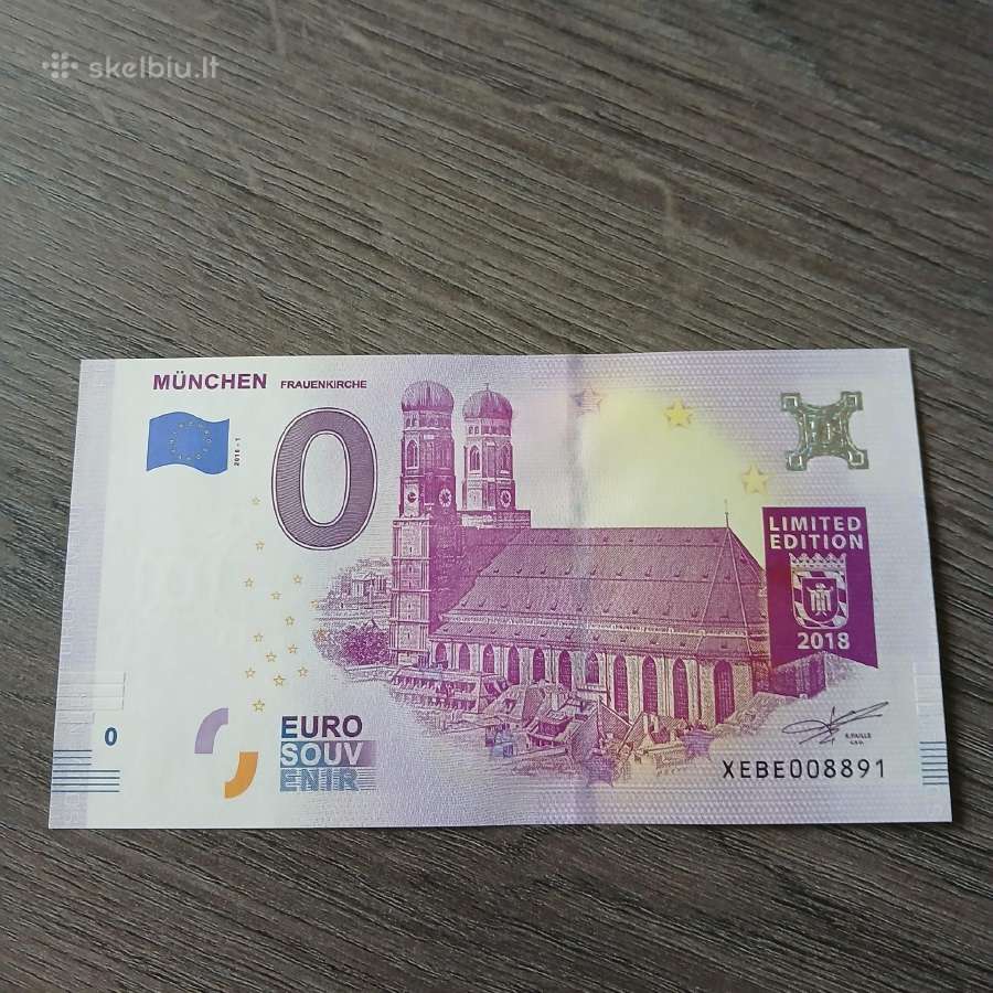 Suvenyriniai 0 eurų banknotai Unc 2018/19 m. - nuotraukos Nr. 7