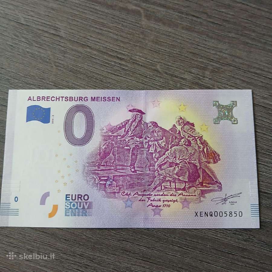 Suvenyriniai 0 eurų banknotai Unc 2018/19 m. - nuotraukos Nr. 8