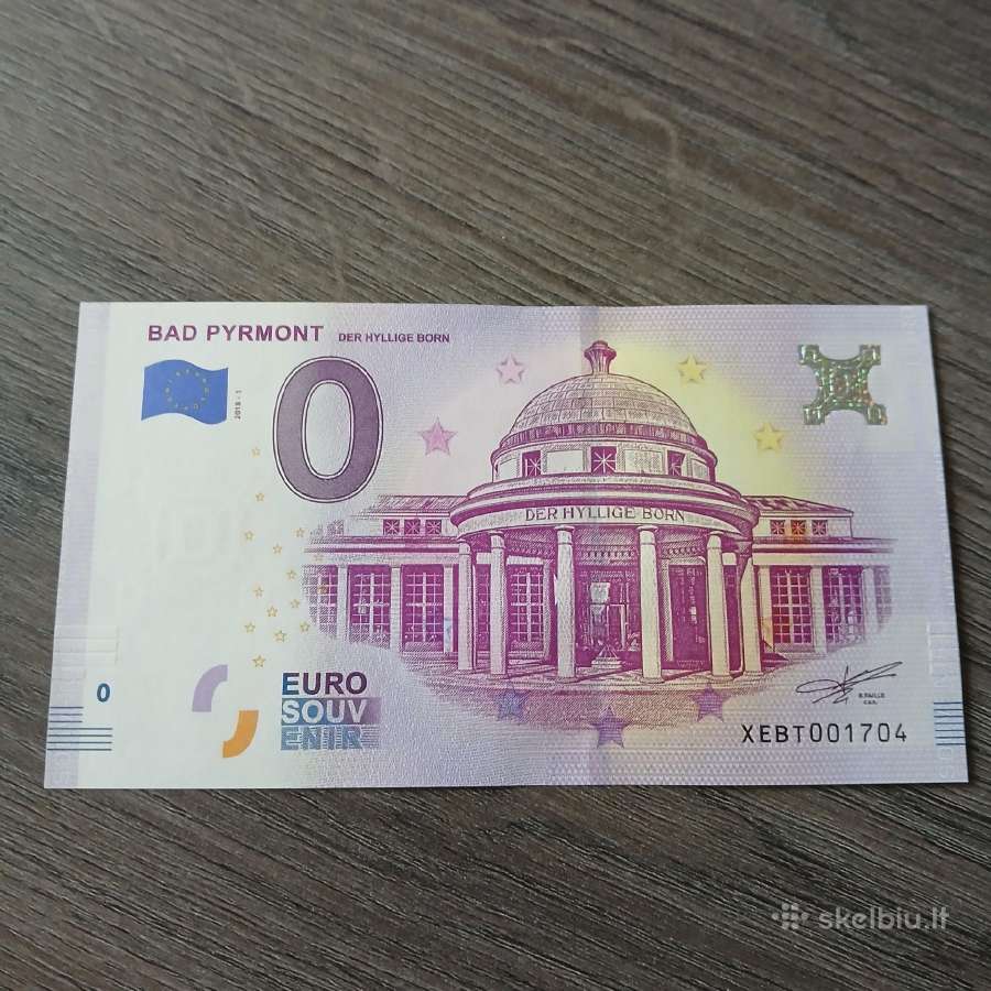Suvenyriniai 0 eurų banknotai Unc 2018/19 m. - nuotraukos Nr. 9