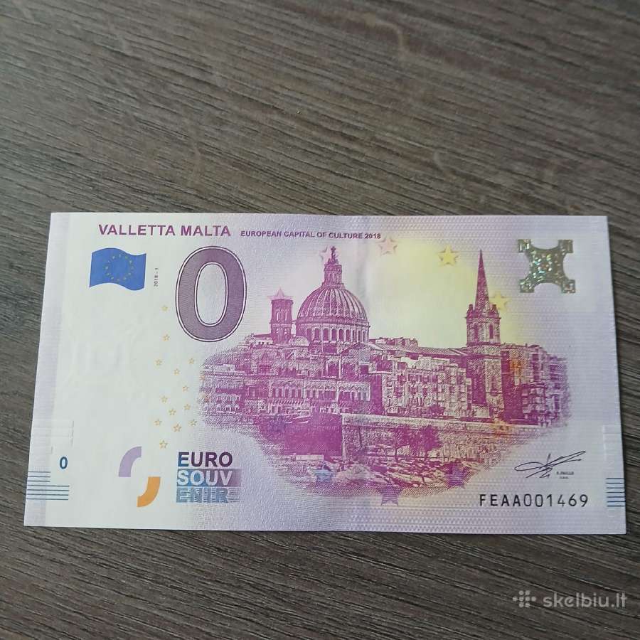 Suvenyriniai 0 eurų banknotai Unc 2018/19 m. - nuotraukos Nr. 11