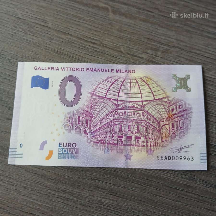 Suvenyriniai 0 eurų banknotai Unc 2018/19 m. - nuotraukos Nr. 12