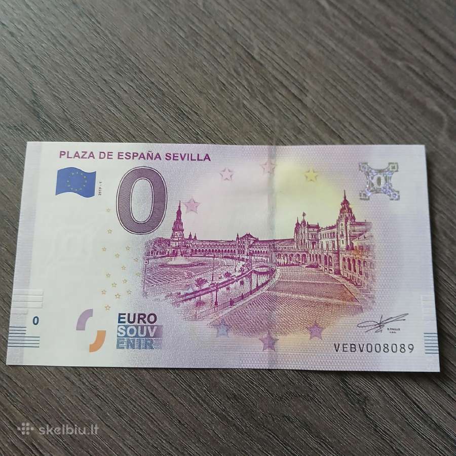 Suvenyriniai 0 eurų banknotai Unc 2018/19 m. - nuotraukos Nr. 15