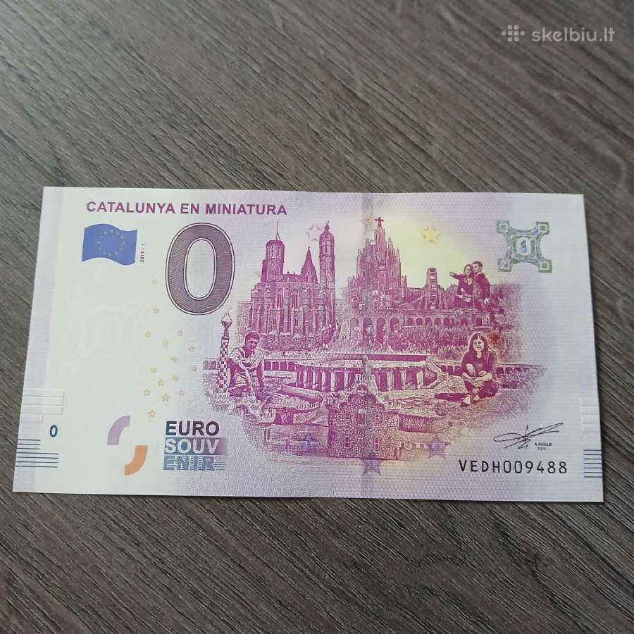Suvenyriniai 0 eurų banknotai Unc 2018/19 m. - nuotraukos Nr. 16