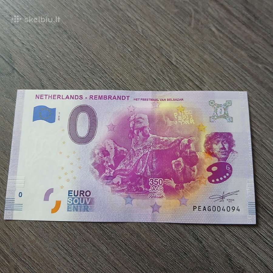Suvenyriniai 0 eurų banknotai Unc 2018/19 m. - nuotraukos Nr. 18