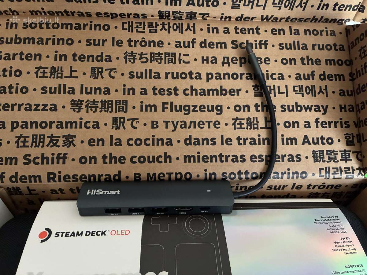 Steam Deck Oled 1tb + 1tb Sd - nuotraukos Nr. 2