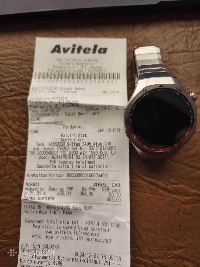Huawei Watch Gt5 Pro - nuotraukos Nr. 6