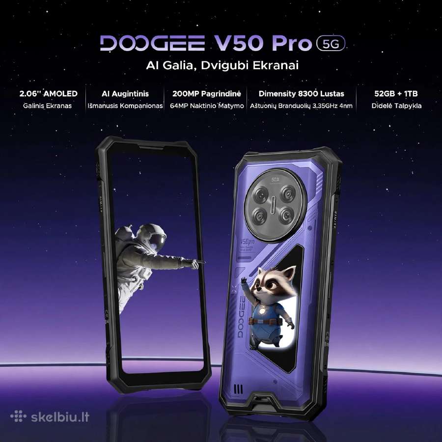 Doogee V50 Pro 5G - 512/12gb, 200mp, Eu versija - nuotraukos Nr. 11