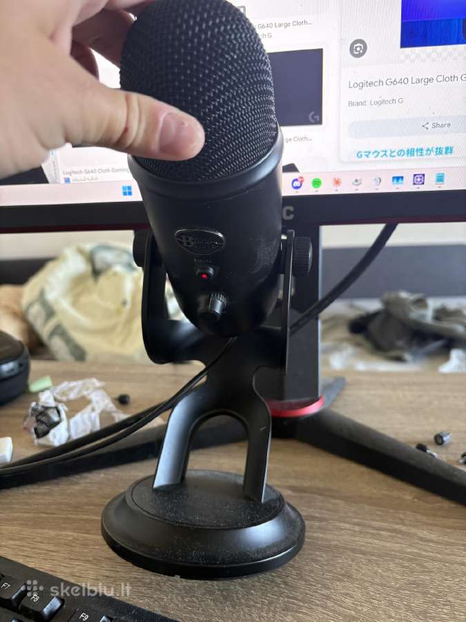 Blue yeti mikrofonas - nuotraukos Nr. 2