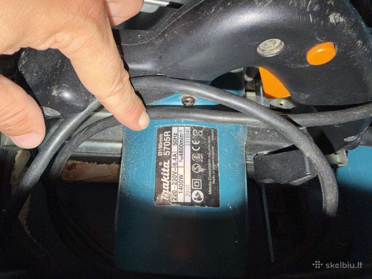 Makita diskinis pjūklas 5705r - nuotraukos Nr. 2