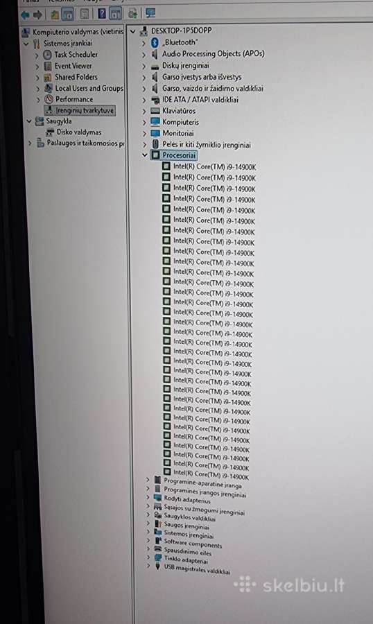 **Intel i9 14900k Rtx3090 24gb Vram.** - nuotraukos Nr. 7
