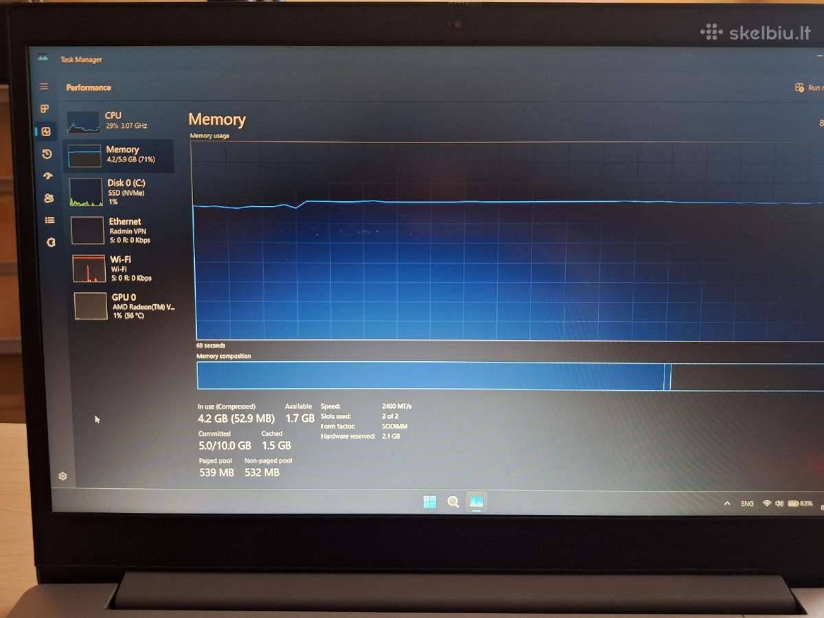 Lenovo Ideapad 3 15ada05 - nuotraukos Nr. 7