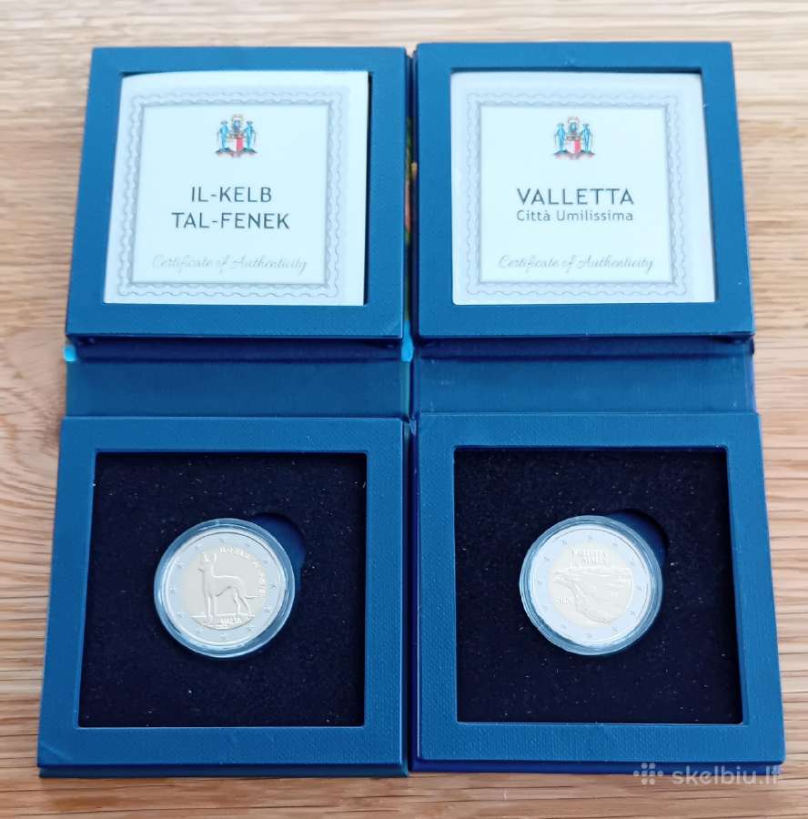 Malta 2026 2€ Valetos tvirtovė, Faraonų šuo Proof - nuotraukos Nr. 2