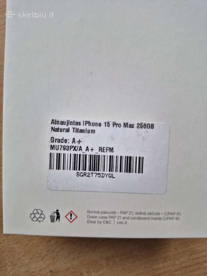 iPhone 15 Pro Max 256gb - nuotraukos Nr. 11