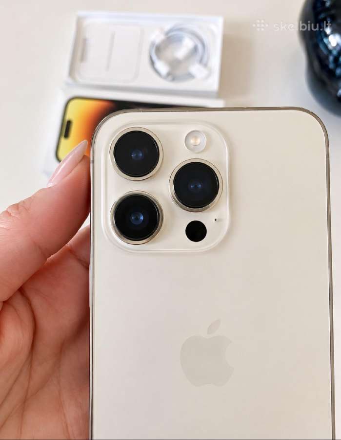 iPhone 14pro white gold 128gb - nuotraukos Nr. 5