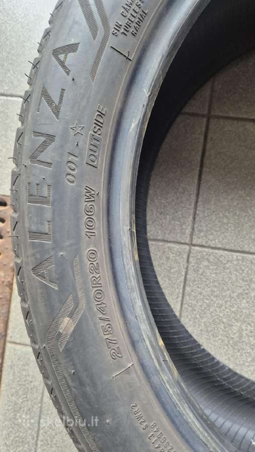 Vasarinės 245/45 R20 ir 275/40 R20 Bridgestone - nuotraukos Nr. 8