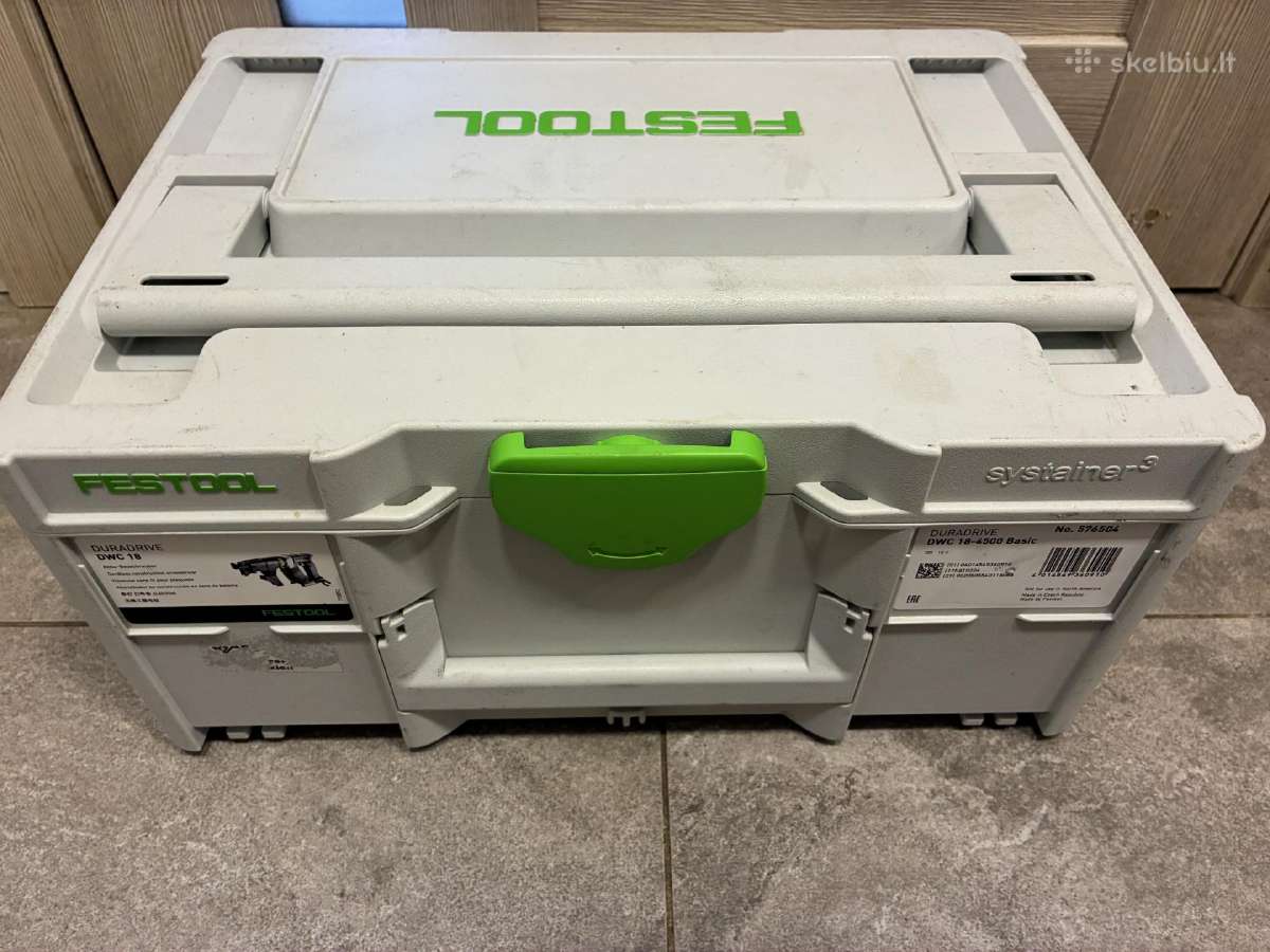 Gipso Suktukas Festool Dwc 18-4500 - nuotraukos Nr. 4