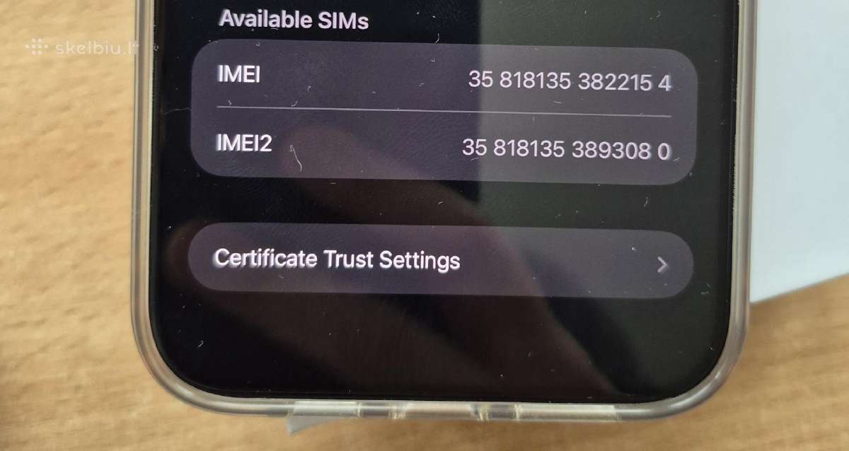 iPhone 15 Pro Max 256gb - nuotraukos Nr. 8