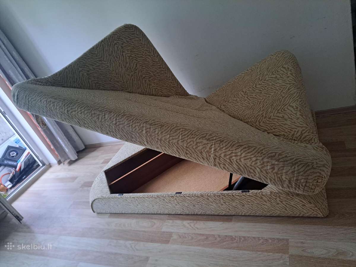 Sofa lova patalynės dėžė jokių pažeidimų - nuotraukos Nr. 5