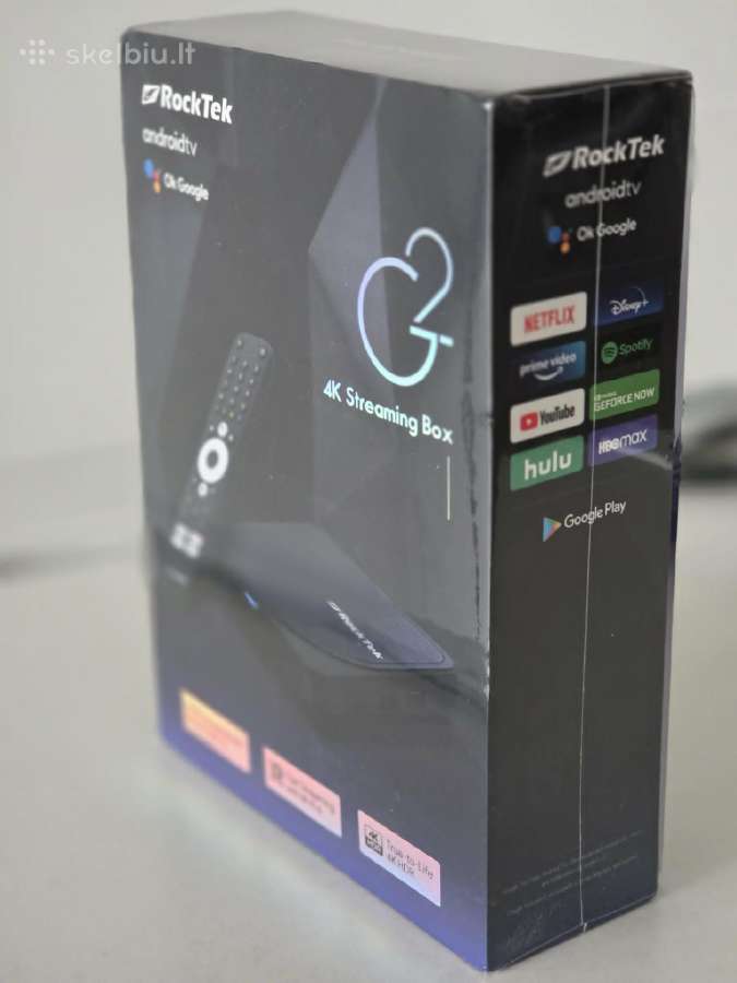 Parduodu nauja Android TV priedėli Rocktek G2 4k - nuotraukos Nr. 2