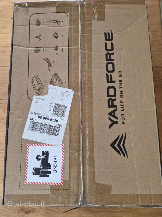 Robotas vejapjove Yard Force MB 800 - nuotraukos Nr. 2