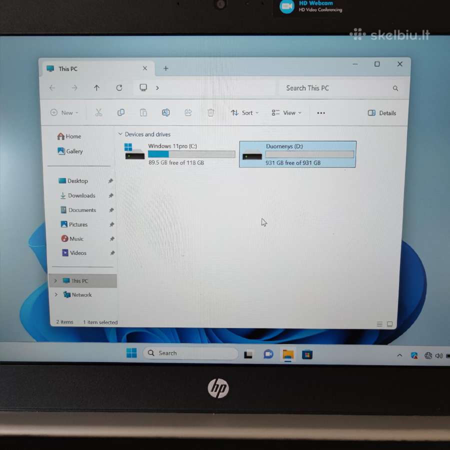 Hp probook 430 i5 8250u,8ram,128nvme+1tb - nuotraukos Nr. 9