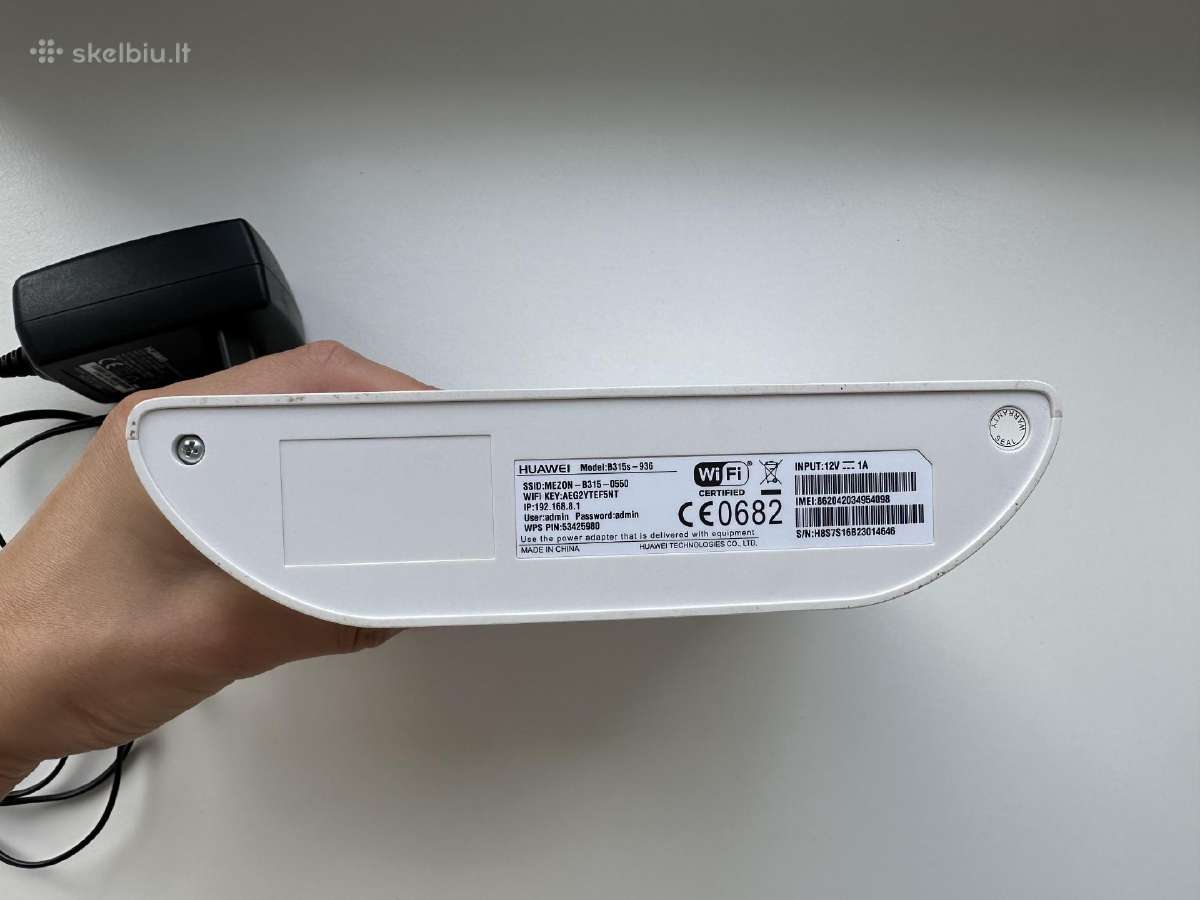 Huawei B315s-936 4G Lte Wi-fi maršrutizatorius - nuotraukos Nr. 3