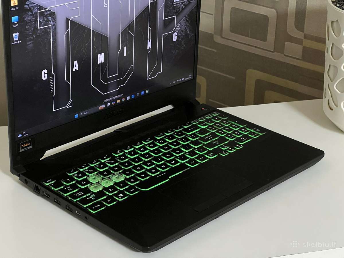 Parduodamas Asus Tuf su Gtx 1660ti, I7-10k, 144hz. - nuotraukos Nr. 3