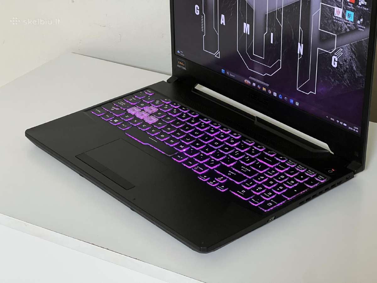 Parduodamas Asus Tuf su Gtx 1660ti, I7-10k, 144hz. - nuotraukos Nr. 4