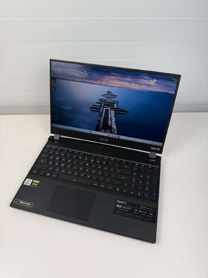 Gigabyte Aero 15xc Rtx 3070 I7 10870h 24gb RAM - nuotraukos Nr. 3