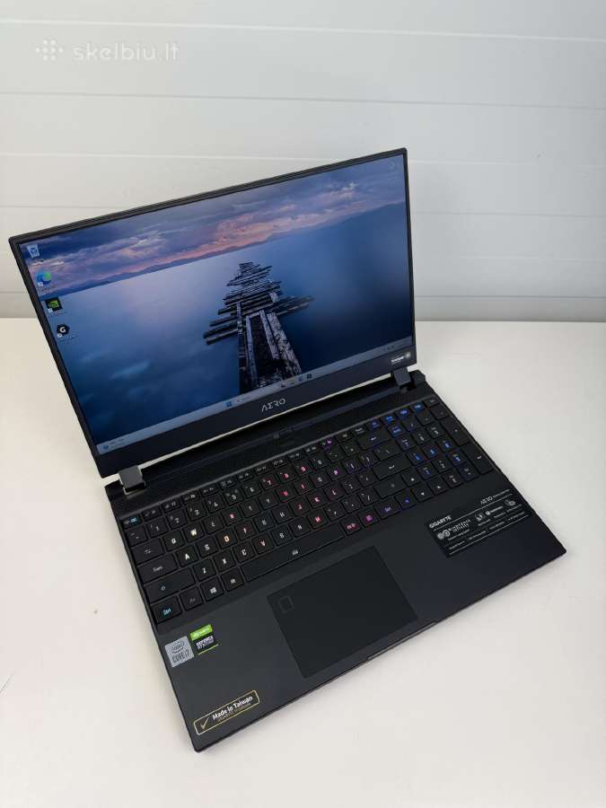 Gigabyte Aero 15xc Rtx 3070 I7 10870h 24gb RAM - nuotraukos Nr. 5